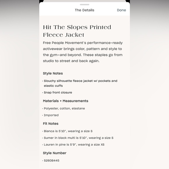 NWOT Hit The Slopes Printed Fleece Jacket - Picture 4 of 9